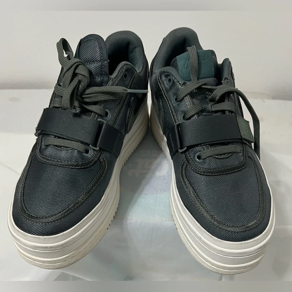 Nike Vandal Y2K Double Stack Platform Sneakers Mineral Spruce chunky
